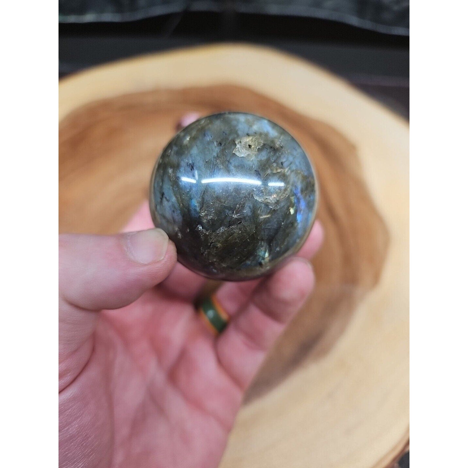 Labradorite Sphere 50mm W/Stand