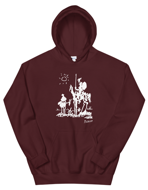 Load image into Gallery viewer, Pablo Picasso Don Quixote of La Mancha 1955 Artwork Unisex Hoodie
