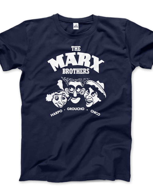 Load image into Gallery viewer, The Marx Brothers, Harpo, Groucho and Chico T-Shirt

