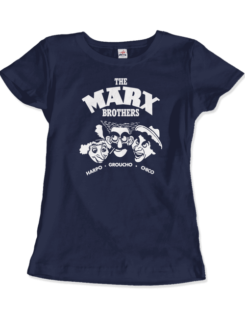Load image into Gallery viewer, The Marx Brothers, Harpo, Groucho and Chico T-Shirt
