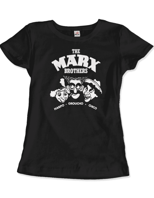 Load image into Gallery viewer, The Marx Brothers, Harpo, Groucho and Chico T-Shirt
