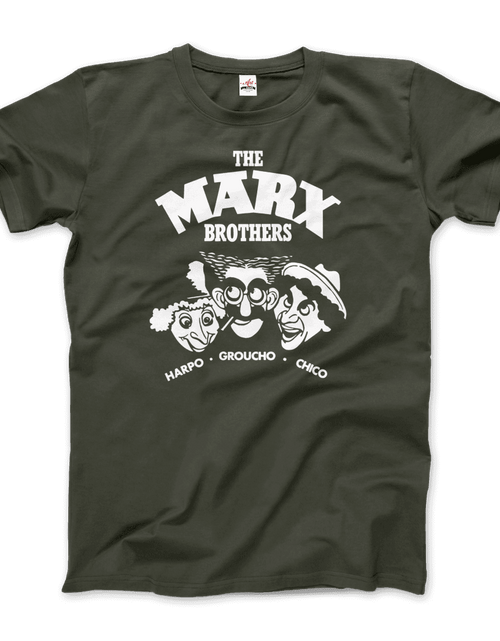 Load image into Gallery viewer, The Marx Brothers, Harpo, Groucho and Chico T-Shirt
