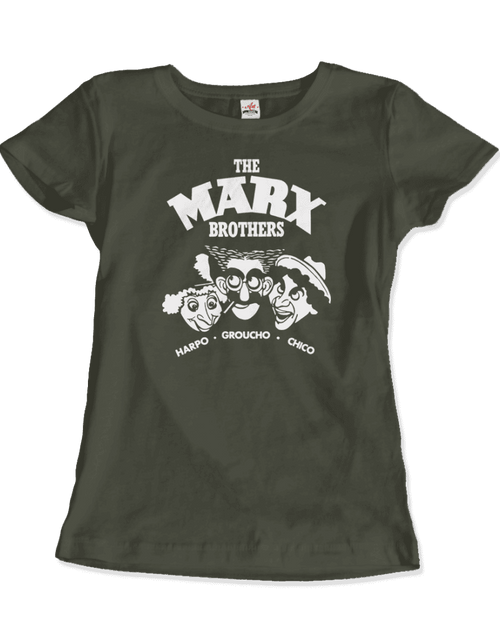 Load image into Gallery viewer, The Marx Brothers, Harpo, Groucho and Chico T-Shirt
