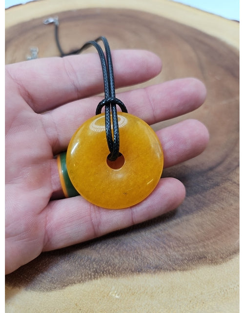 Load image into Gallery viewer, Lucky Pendant 16in Cord Necklace
