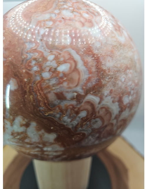 Load image into Gallery viewer, 10.42LB Natural Chocolate Agate Sphere Ball Reiki Gem
