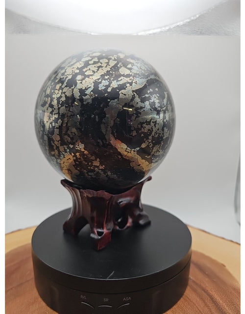 Load image into Gallery viewer, 7.37LB Natural chalcopyrite Quartz Magic Crystal Healing Ball Sphere Healing
