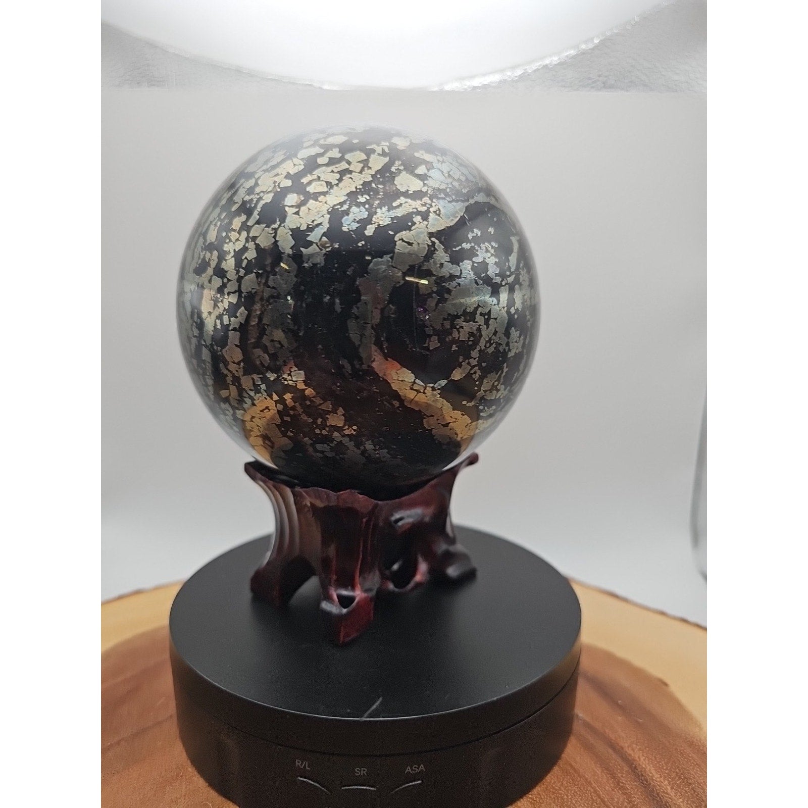 7.37LB Natural chalcopyrite Quartz Magic Crystal Healing Ball Sphere Healing