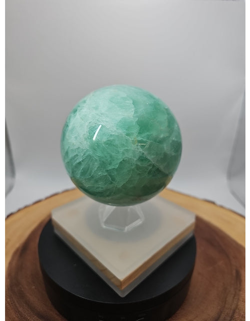 Load image into Gallery viewer, 2.80 Natural Rainbow Fluorite Quartz Crystal Sphere Ball Polished Healing
