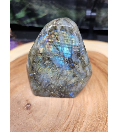 1.48LB 1Pcs Natural Rainbow Labradorite Crystal Spectrolite Stone