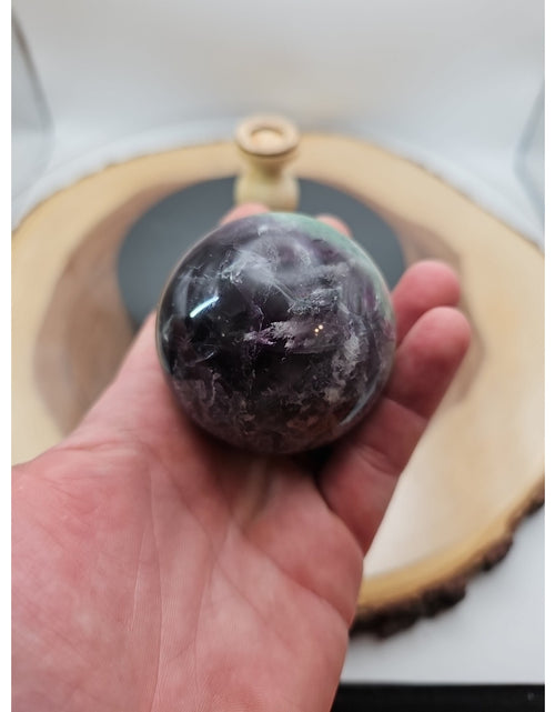 Load image into Gallery viewer, Fluorite Speare .71lbs W/Stand
