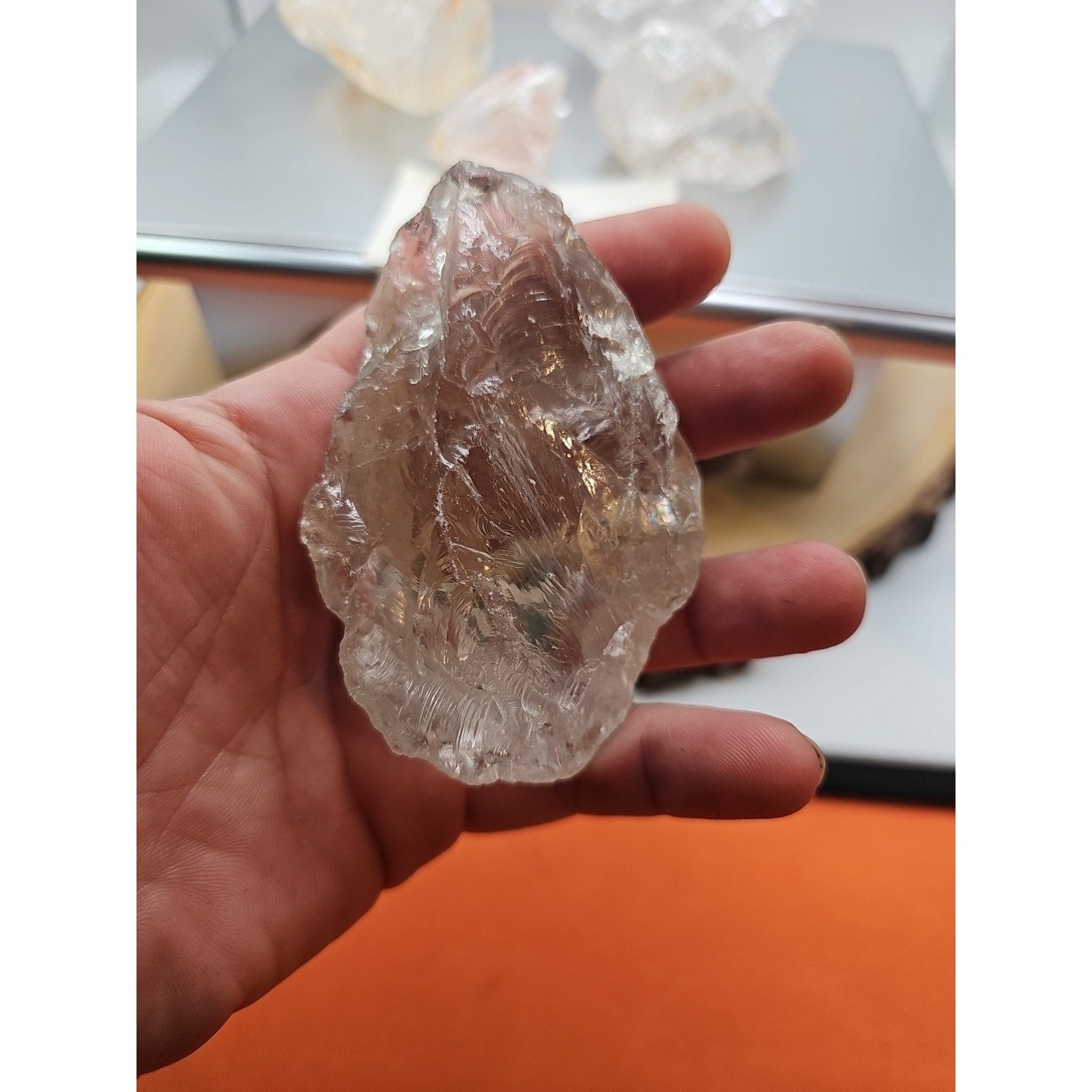 Quartz Crystal Clusters 1.48lbs 5pcs From Madagascar