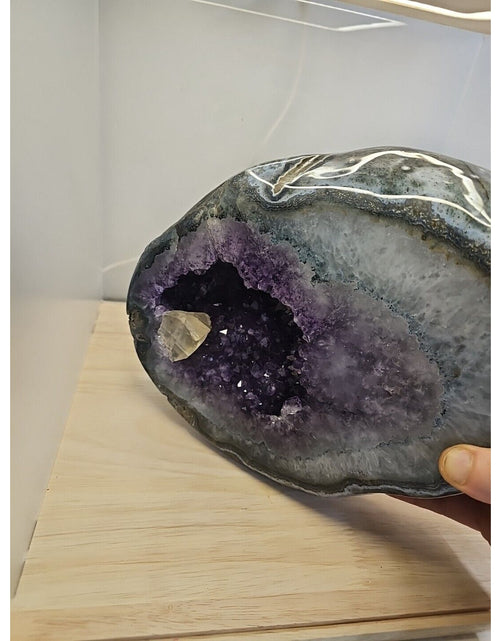 Load image into Gallery viewer, XLarge amethyst crystal cluster geode 10.5 Lbs
