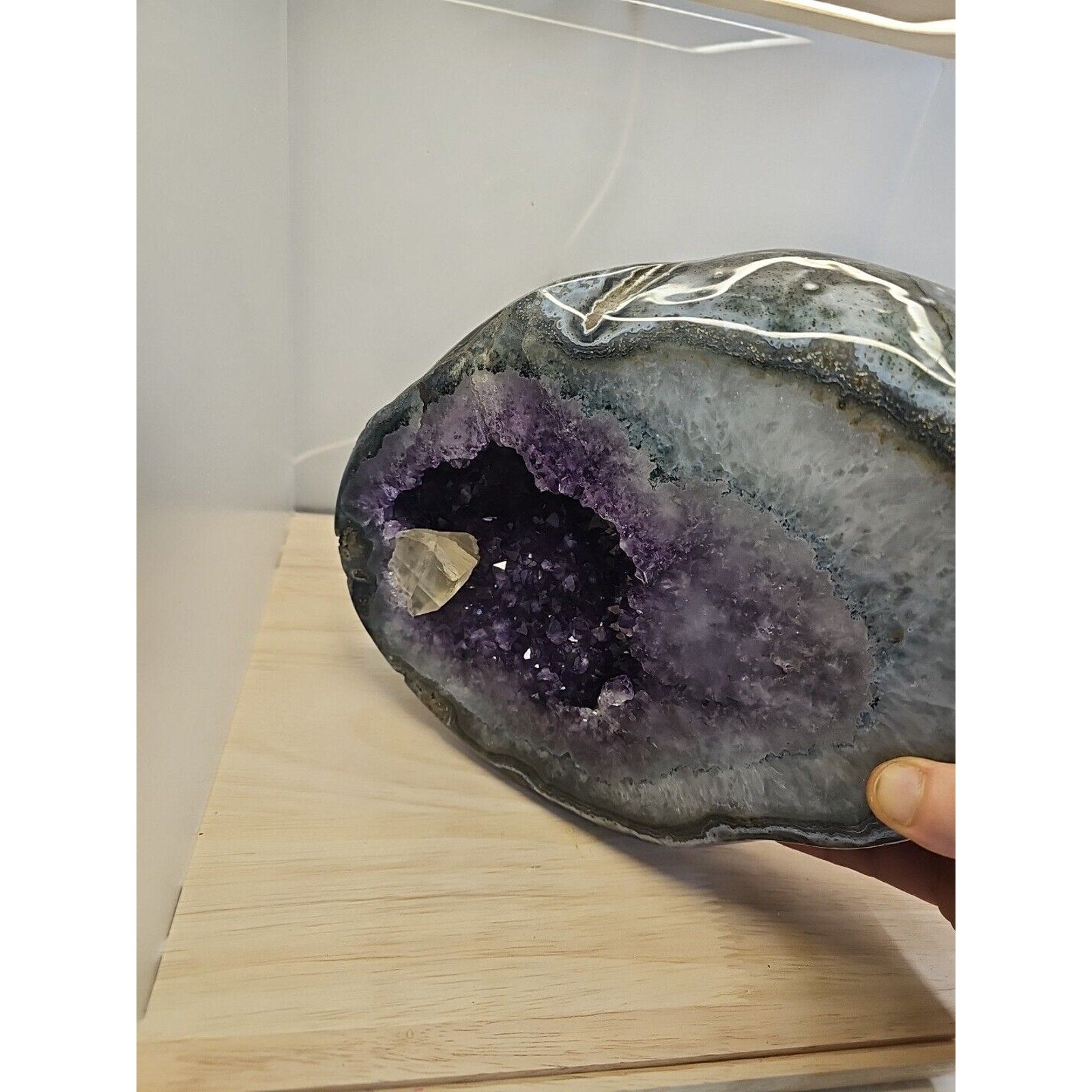 XLarge amethyst crystal cluster geode 10.5 Lbs