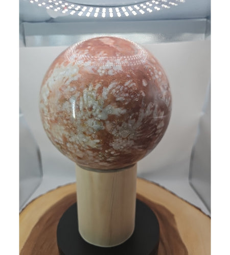 10.42LB Natural Chocolate Agate Sphere Ball Reiki Gem