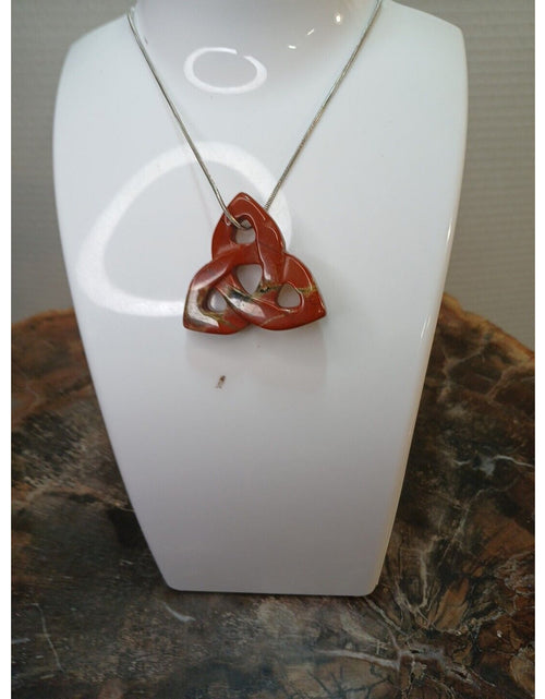 Load image into Gallery viewer, Ocean Jasper Agate Necklace W/925 Silver Chain
