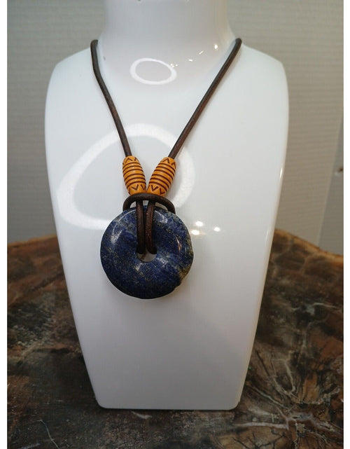 Load image into Gallery viewer, Lapis Lazuli Necklace Handemade
