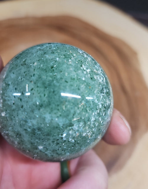 Load image into Gallery viewer, Ocean jasper quartz sphere
