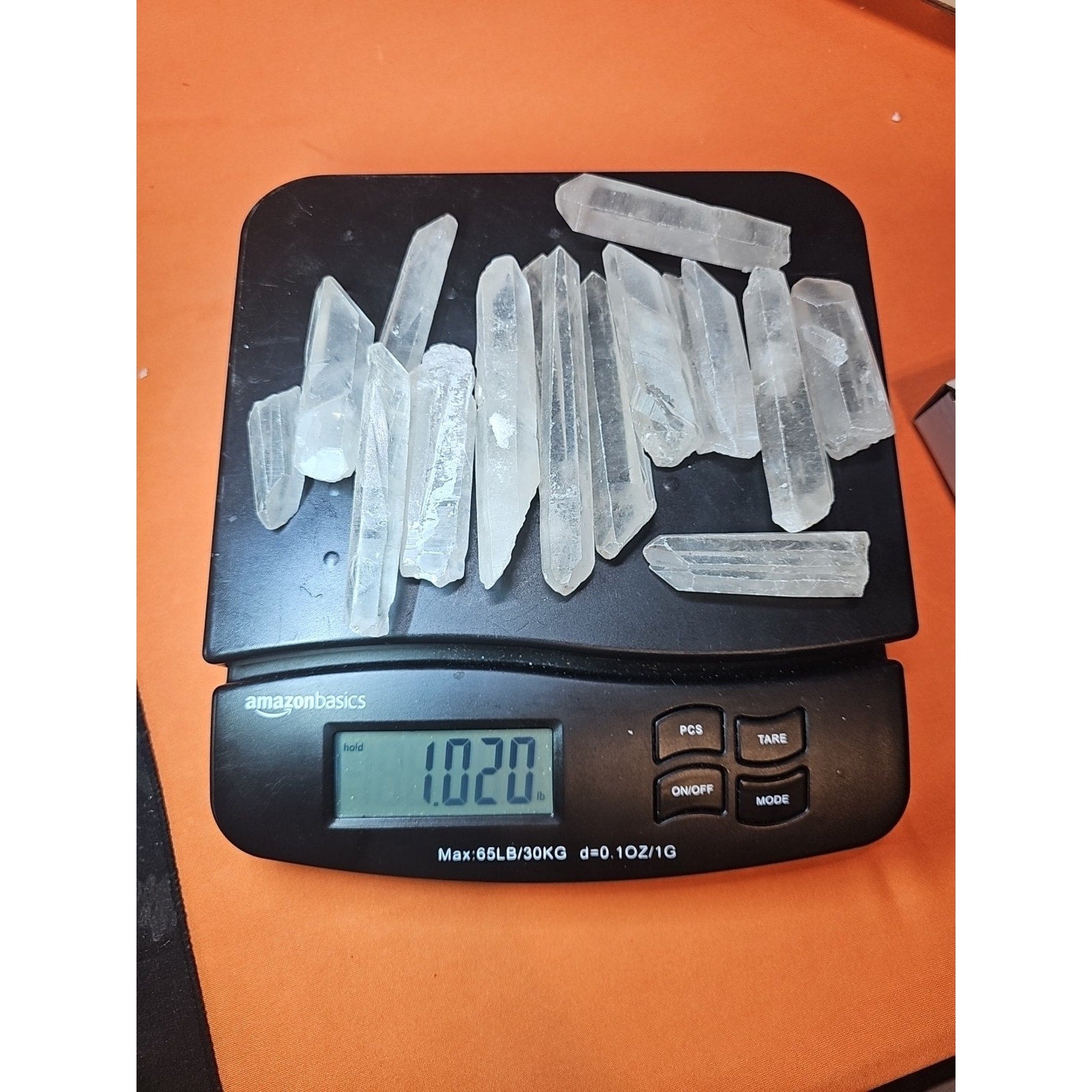 1lb Natural Clear Quartz Crystal Points Original Stones Brazil