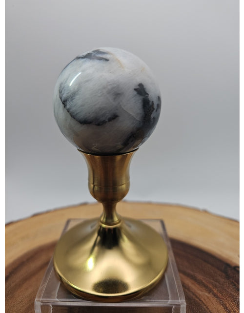 Load image into Gallery viewer, Tree Agate .53lb 53mm W/stand
