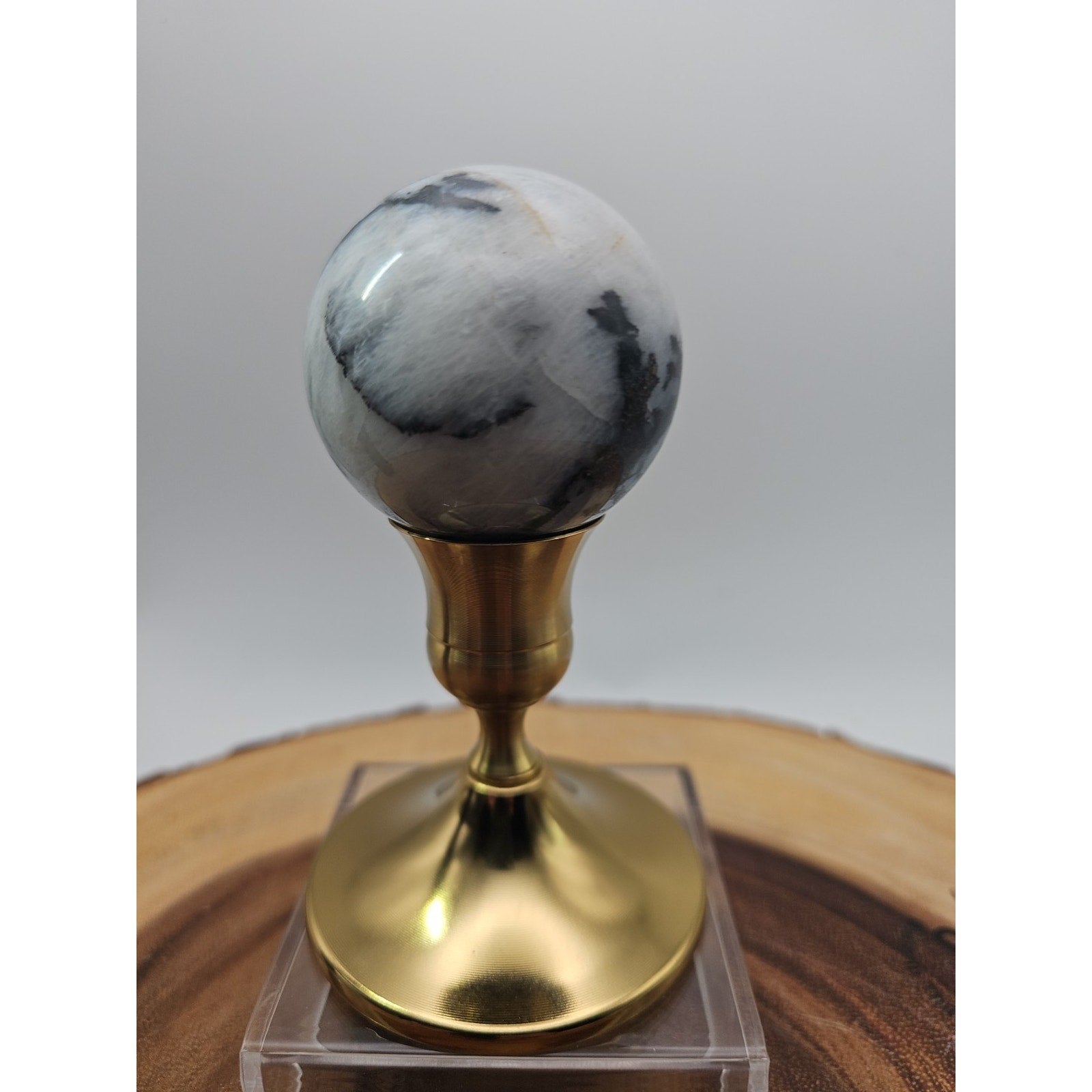 Tree Agate .53lb 53mm W/stand