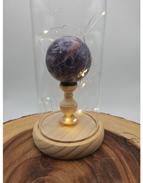 Load image into Gallery viewer, Amethyst Sphere With Case 60mm
