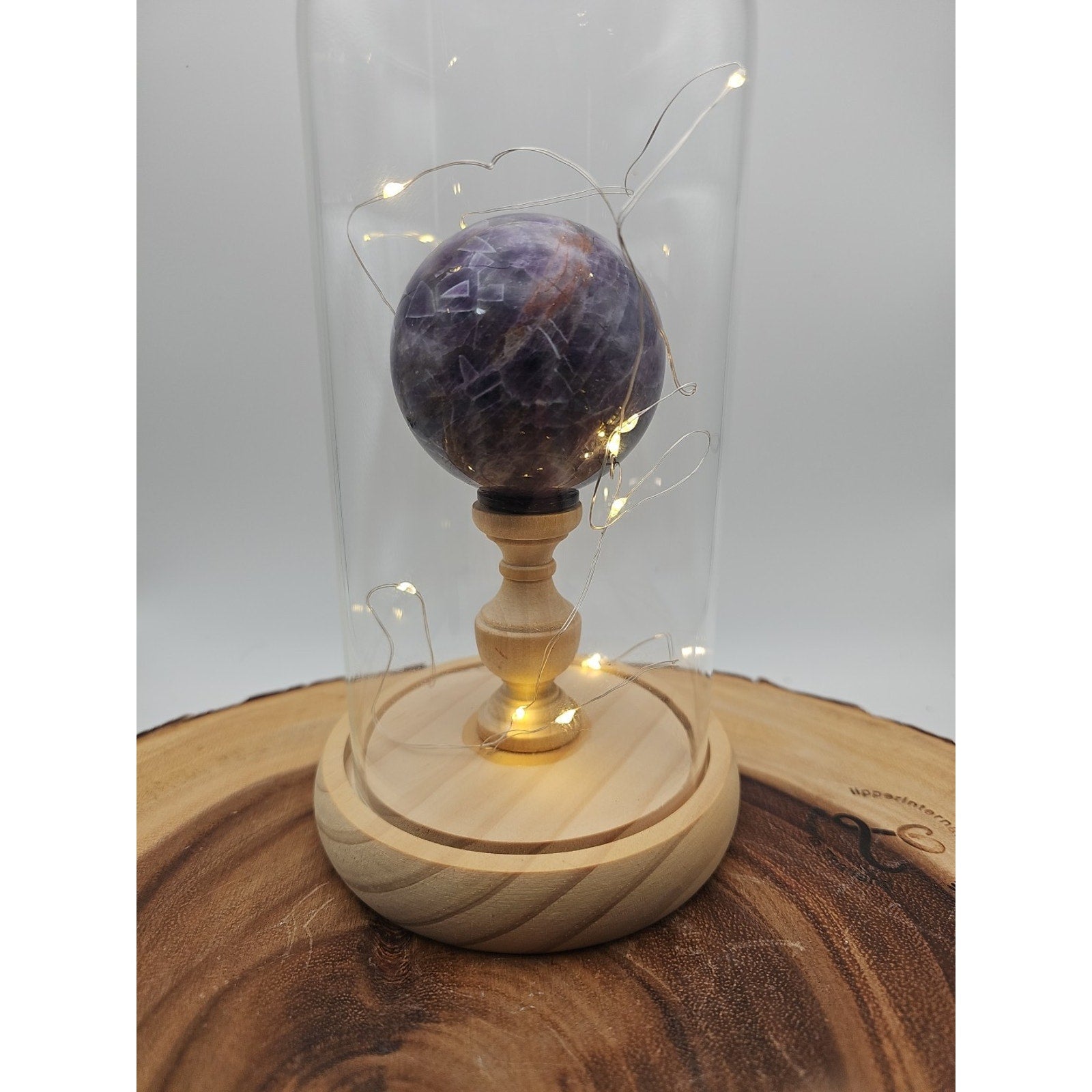 Amethyst Sphere With Case 60mm
