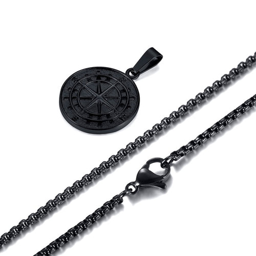 Load image into Gallery viewer, Men&#39;s Compass Necklaces
