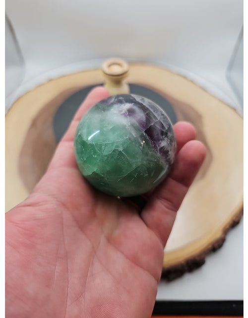 Load image into Gallery viewer, Fluorite Speare .71lbs W/Stand
