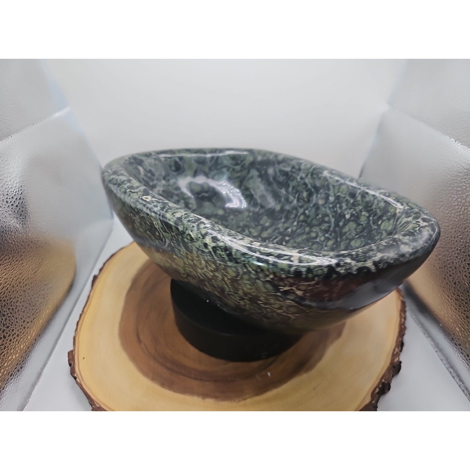 14LB Natural Kambaba Jasper Quartz Crystal  Bowl