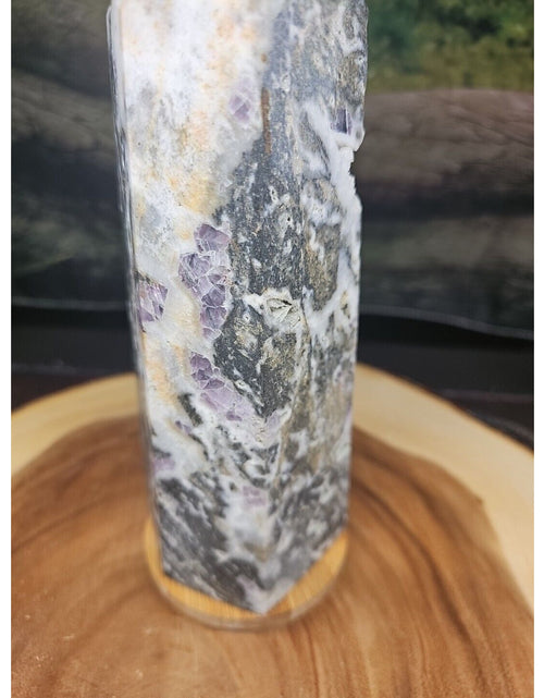 Load image into Gallery viewer, 3.41LB 1Pcs Natural Rainbow Fluorite Quartz Crystal Point Tower Polished Healing
