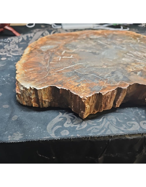 Load image into Gallery viewer, 27.3LB TOP Natural fossil wood Quartz carved Crystal mineral Specimen healing

