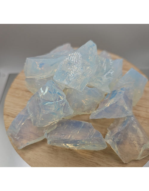 Load image into Gallery viewer, Opalite crystal Chucks 5pcs 4oz Avg
