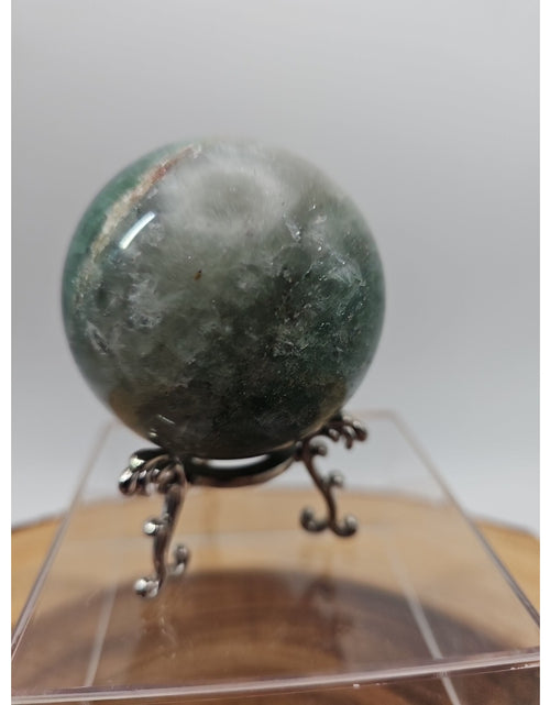 Load image into Gallery viewer, Green Strawberry Quartz 62mm .73lb W/stand
