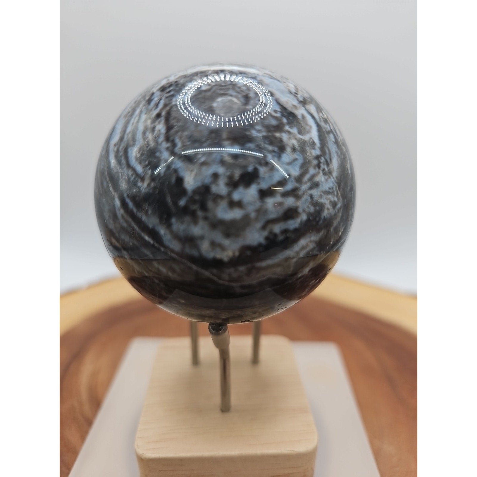 Ocean Jasper Sphere 63mm w/stand
