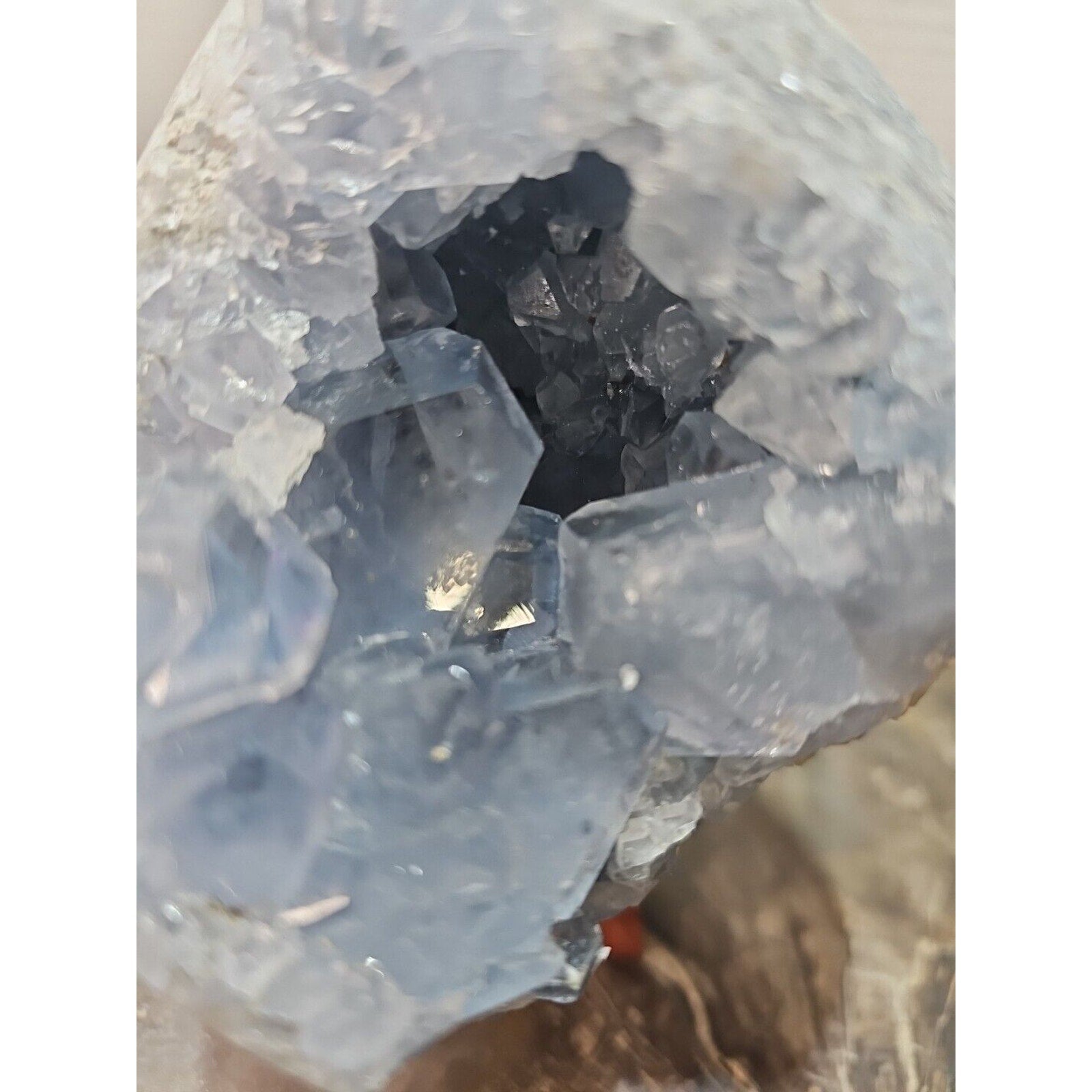 3.17LB Natural and Beautiful Baby Blue Celestite