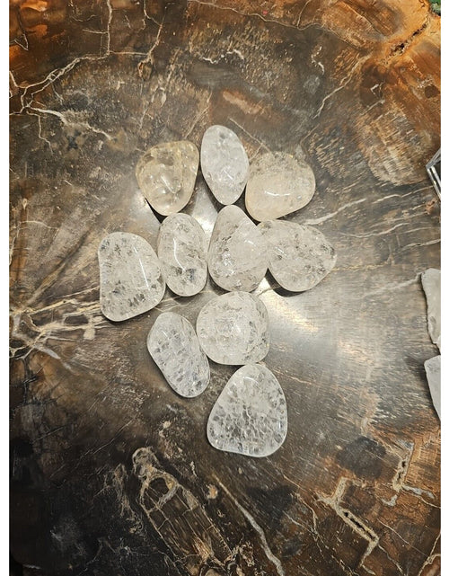 Load image into Gallery viewer, 5 Pack Crackel Quartz Tumbled Stones:
