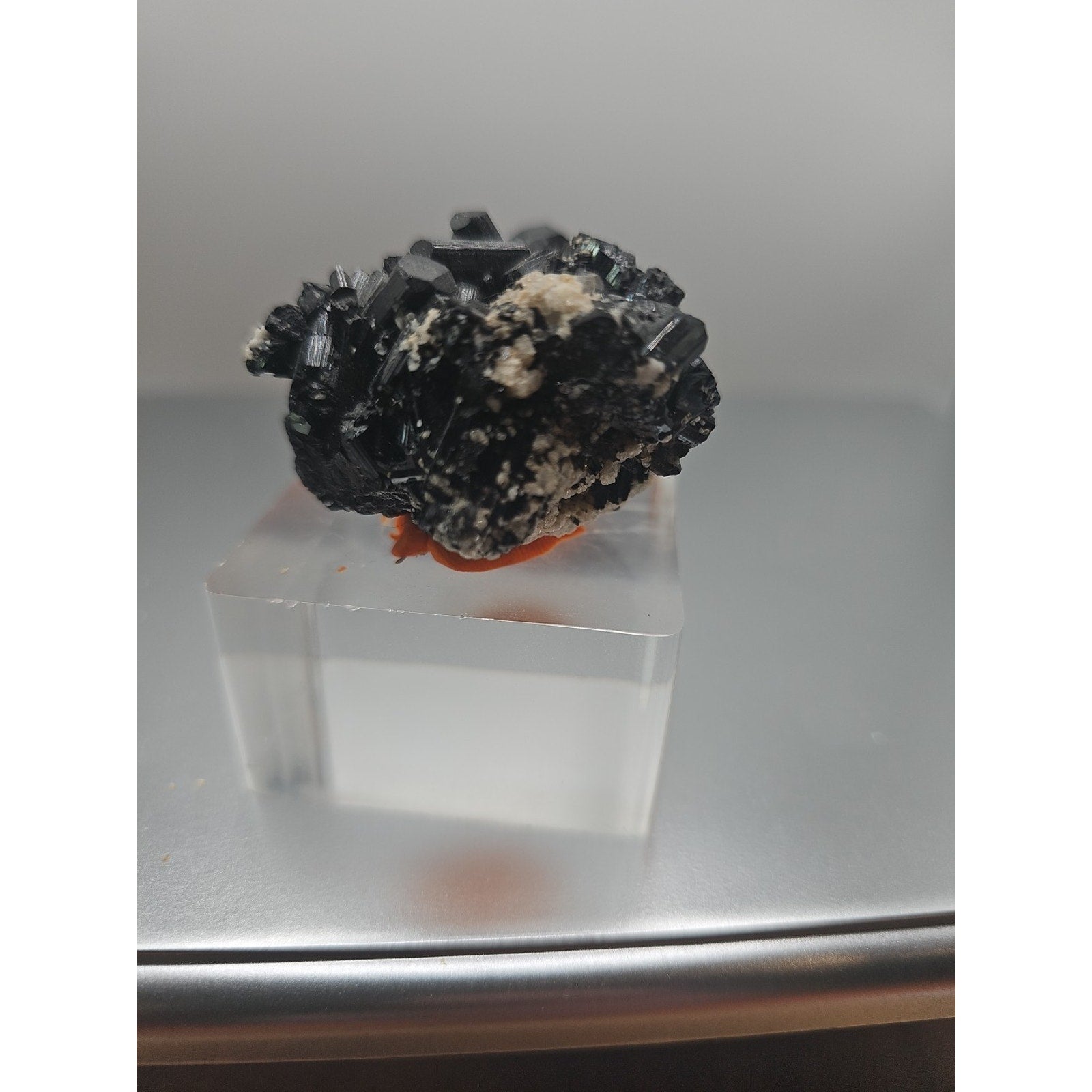 Black Tourmaline Crystal Specimen Rough Raw From Afghanistan 83grams