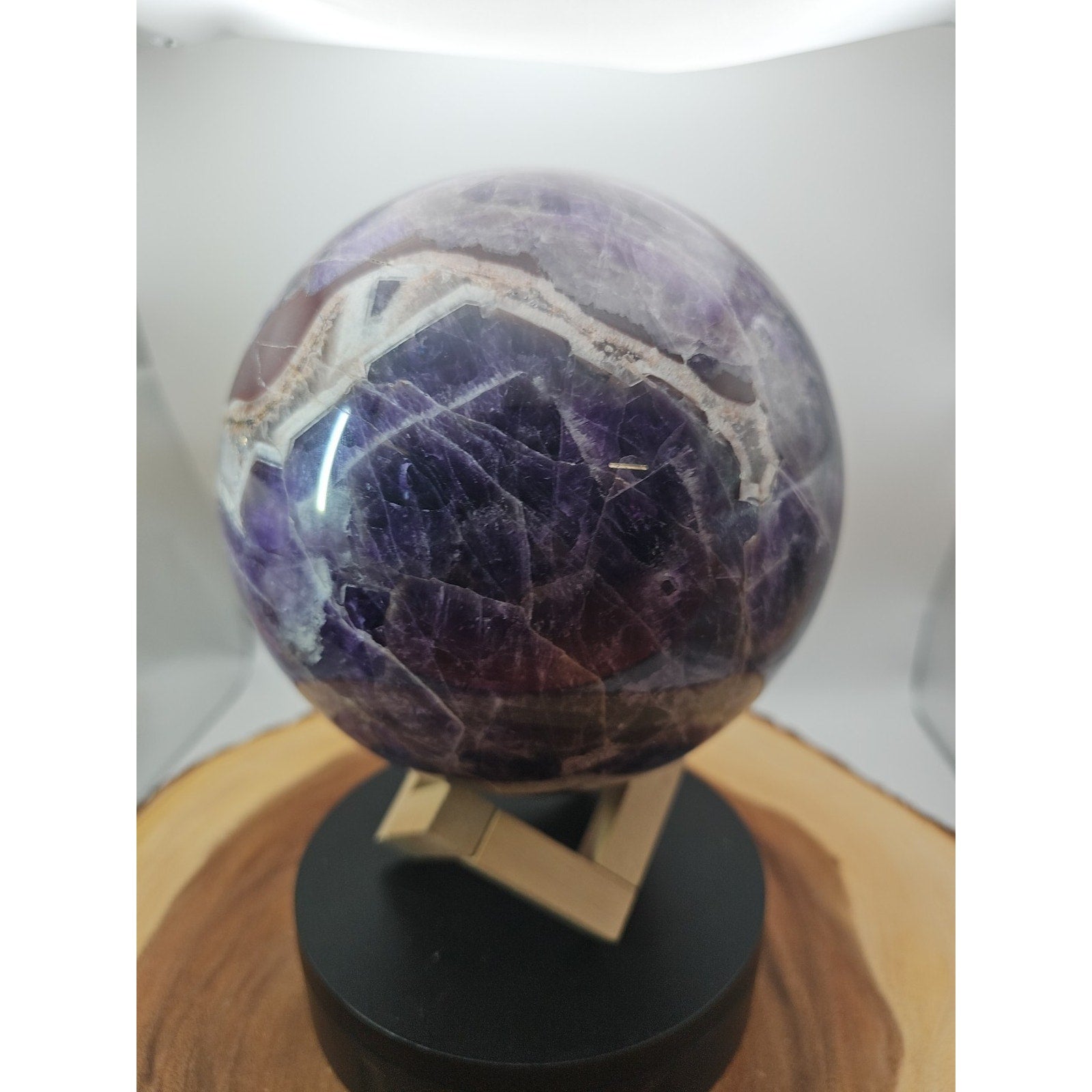 11.78lbs Natural Dream Amethyst Quartz Crystal Sphere Ball