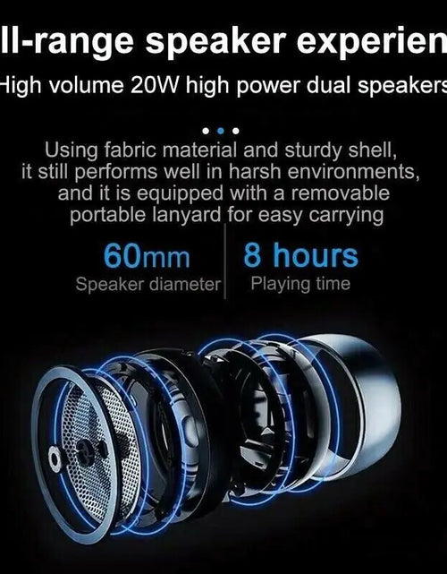 Load image into Gallery viewer, Bluetooth Speaker Wireless Waterproof Outdoor Stereo Bass USB/TF/FM Radio LOUD
