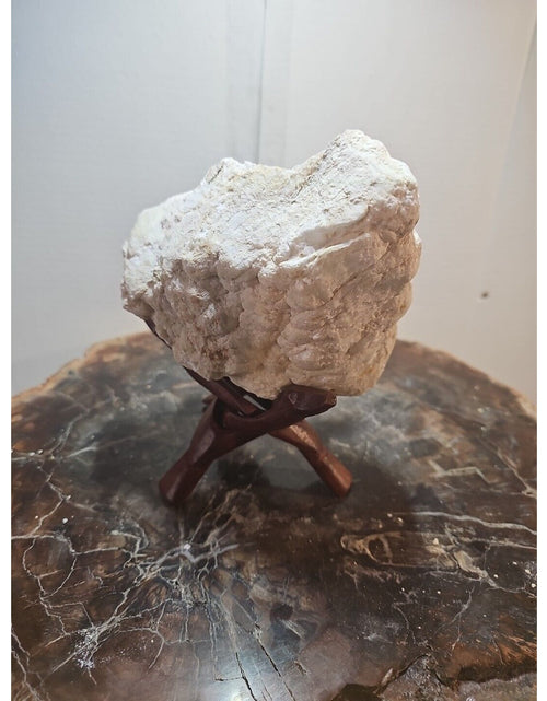 Load image into Gallery viewer, 2.66lbs Geode Crystal Moroccan Quartz W /Stand
