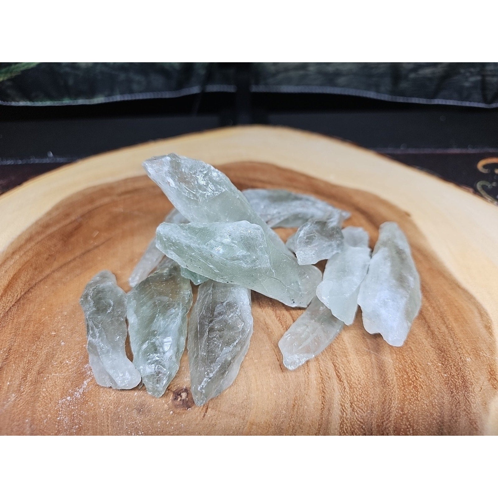 Wholesale Lot 1 Lb Prasiolite Green Amethyst Raw Crystal Healing Energy