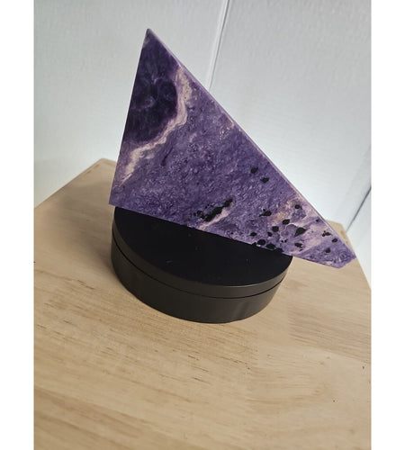 300g Natural rare raw purple charoite slices crystal healing stone reiki Russia