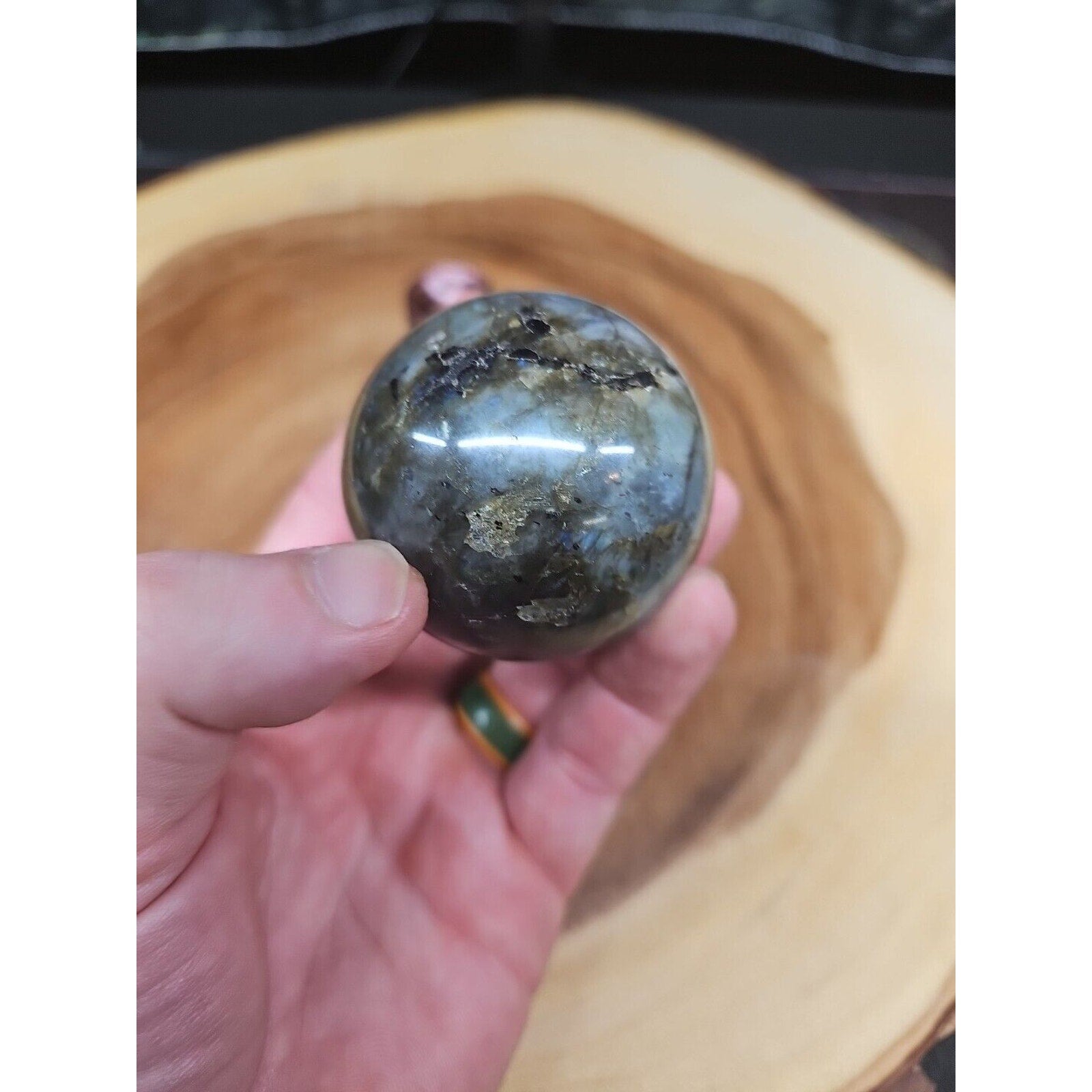 Labradorite Sphere 50mm W/Stand