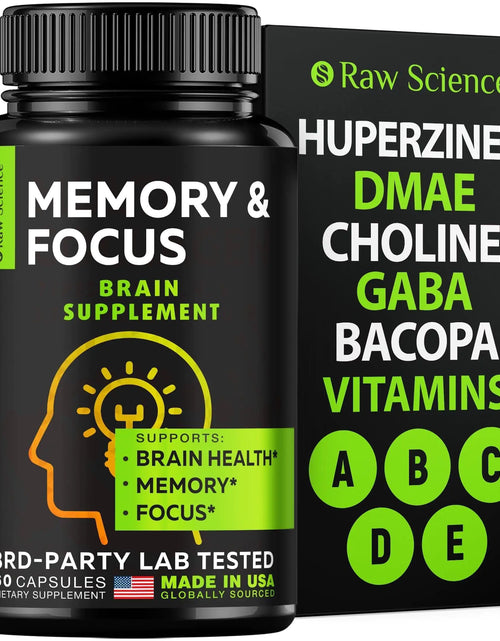 Load image into Gallery viewer, Nootropics Brain Supplements for Memory Focus with Huperzine 60 Capsules
