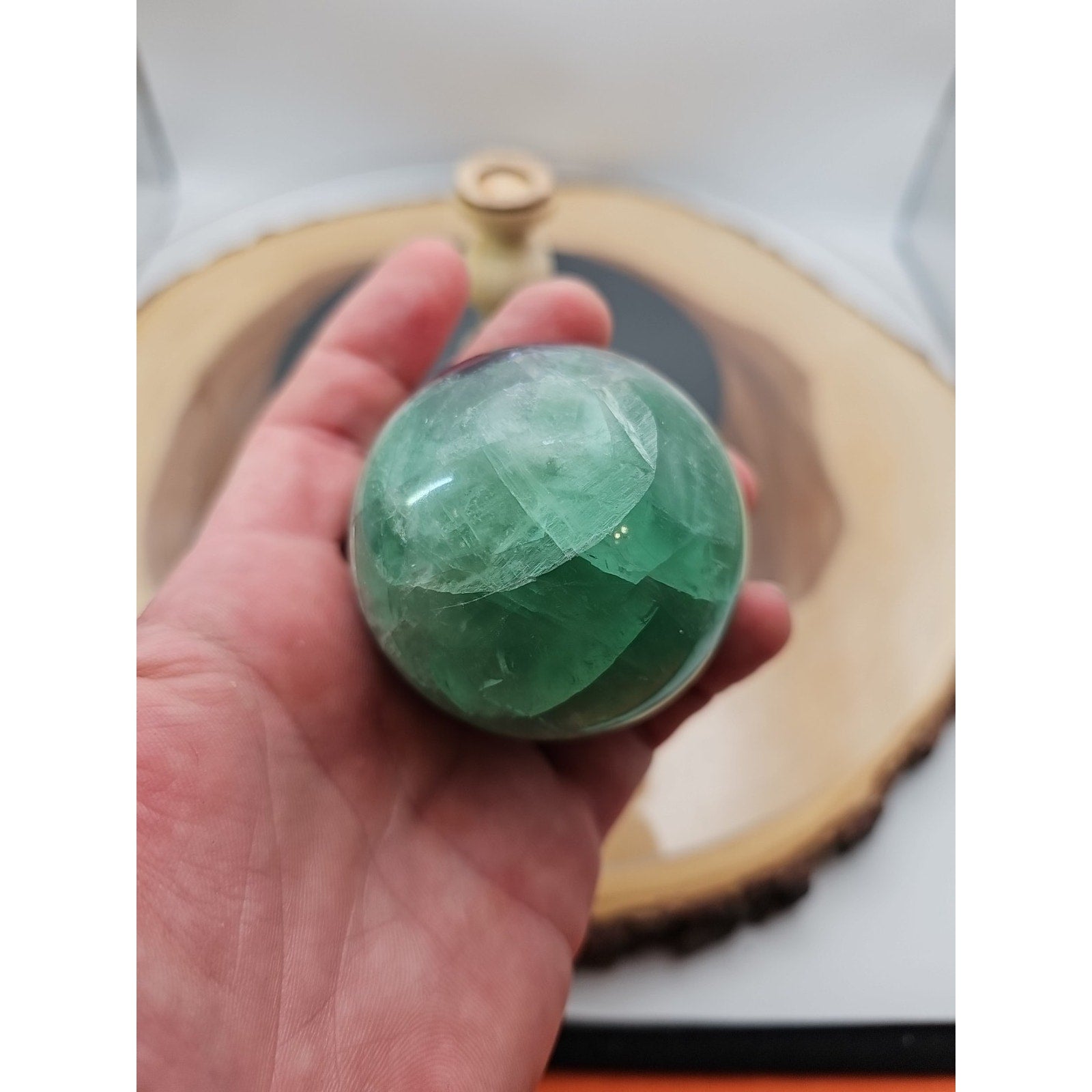 Fluorite Speare .71lbs W/Stand