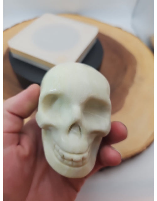 Load image into Gallery viewer, 1.14lb Natural Jasper Calcite Skulls Crystal Carving Mixed Stones Healing
