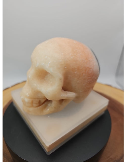Load image into Gallery viewer, 1.56 Natural sunstone Skull Crystal Carving Mixed Stones Healing
