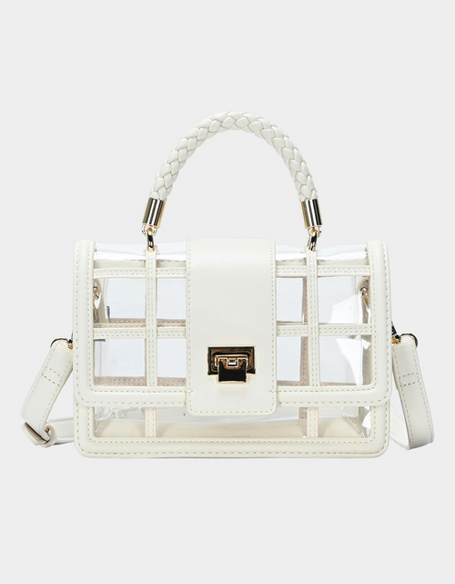 Load image into Gallery viewer, Grid Satchel Crossbody Bag
