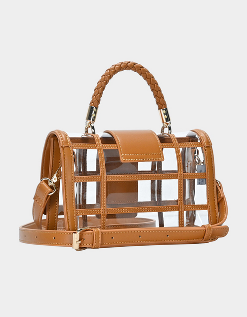Load image into Gallery viewer, Grid Satchel Crossbody Bag
