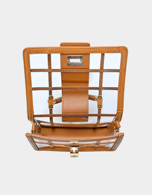 Load image into Gallery viewer, Grid Satchel Crossbody Bag
